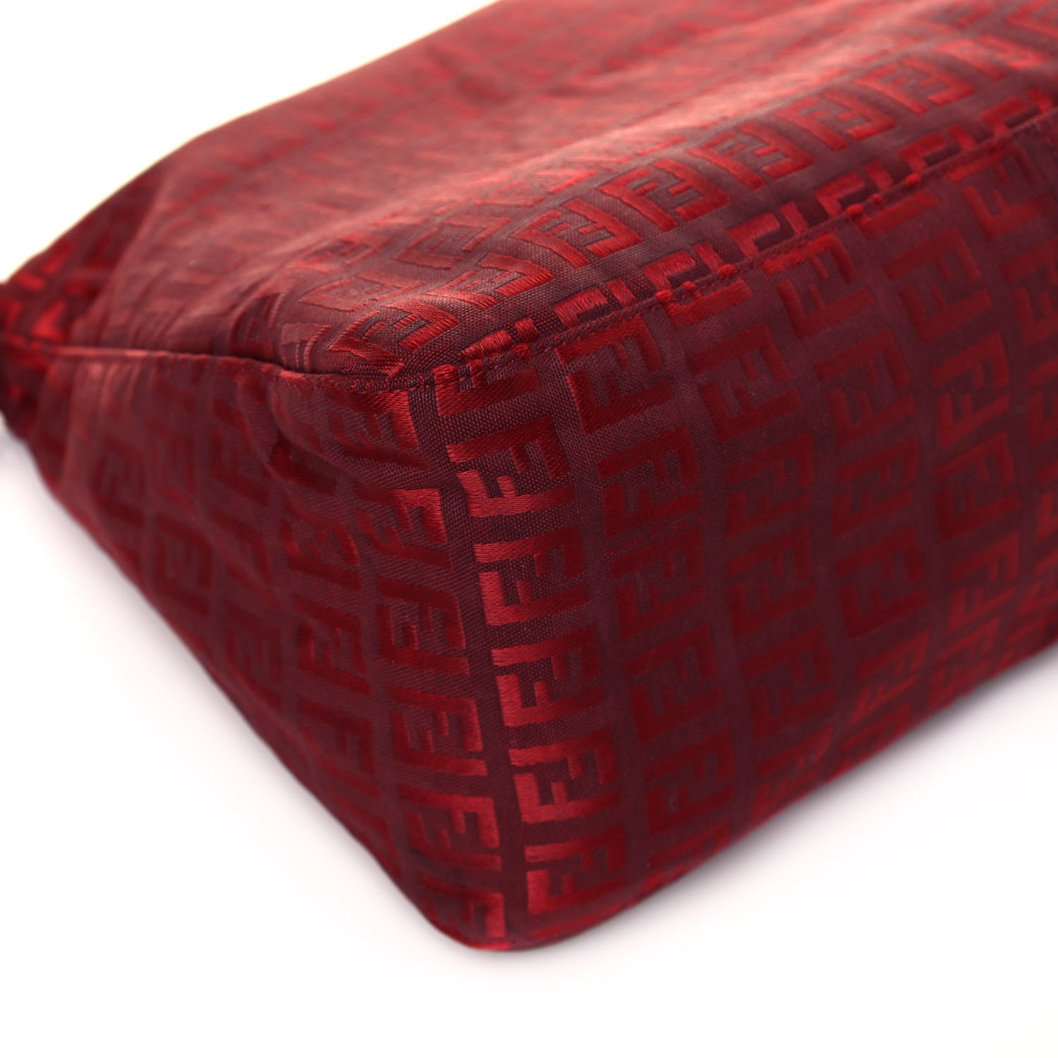 Fendi Zucchino Mama Baguette Red 10 of 14
