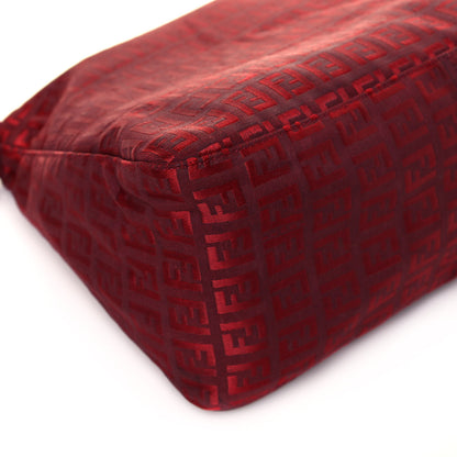 Fendi Zucchino Mama Baguette Red 10 of 14