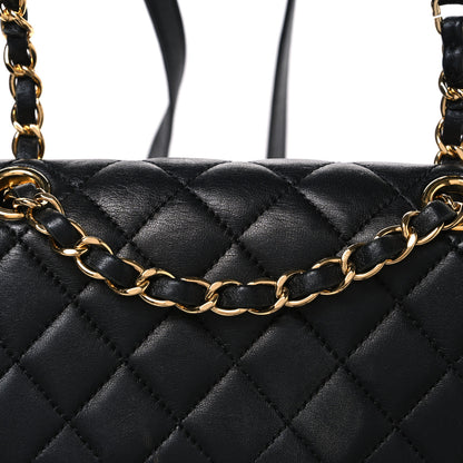 Chanel Calfskin Quilted Small Urban Spirit Backpack Black 7 of 10