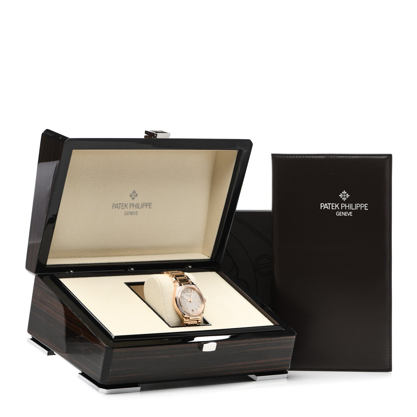 18K Rose Gold Diamond 36mm Twenty-4 Automatic Watch White 7300/1200R-010