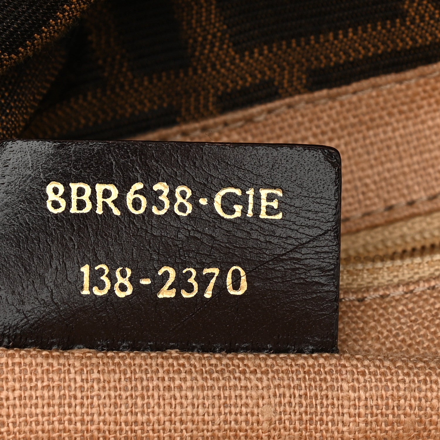 Fendi Zucca Big Forever Mama Baguette Tobacco 7 of 9