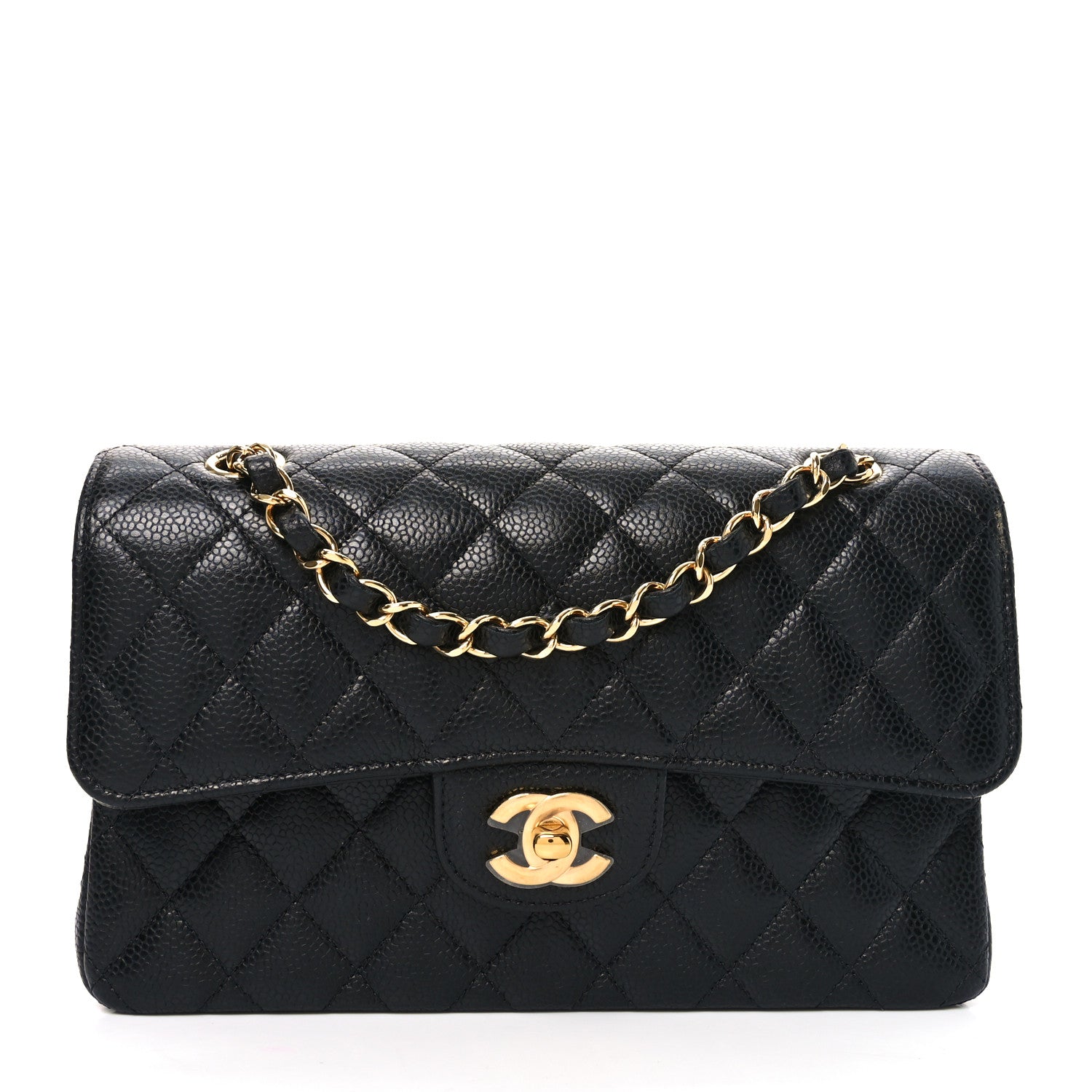 Chanel Caviar Quilted Small Double Flap Black 1 of 11