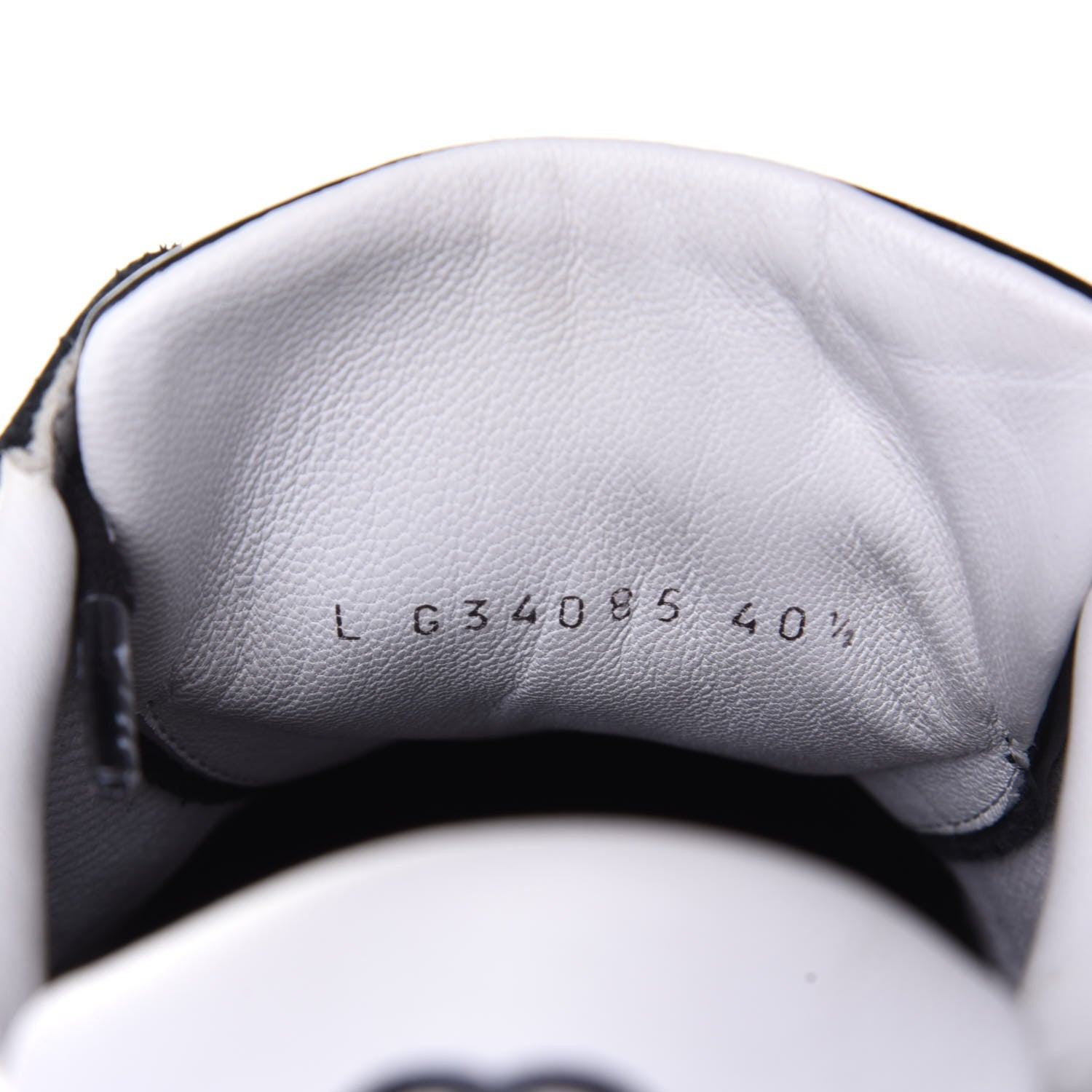 Chanel Calfskin CC Womens Sneakers 40.5 Black 10 of 11