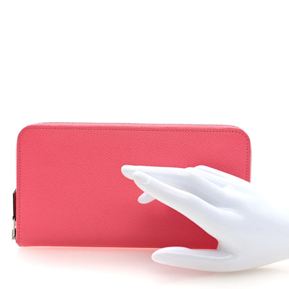 Hermes Epsom Azap Wallet Rose Azalee 2 of 8