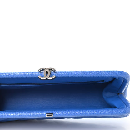 Chanel Caviar Quilted Timeless Clutch Blue 5 of 8