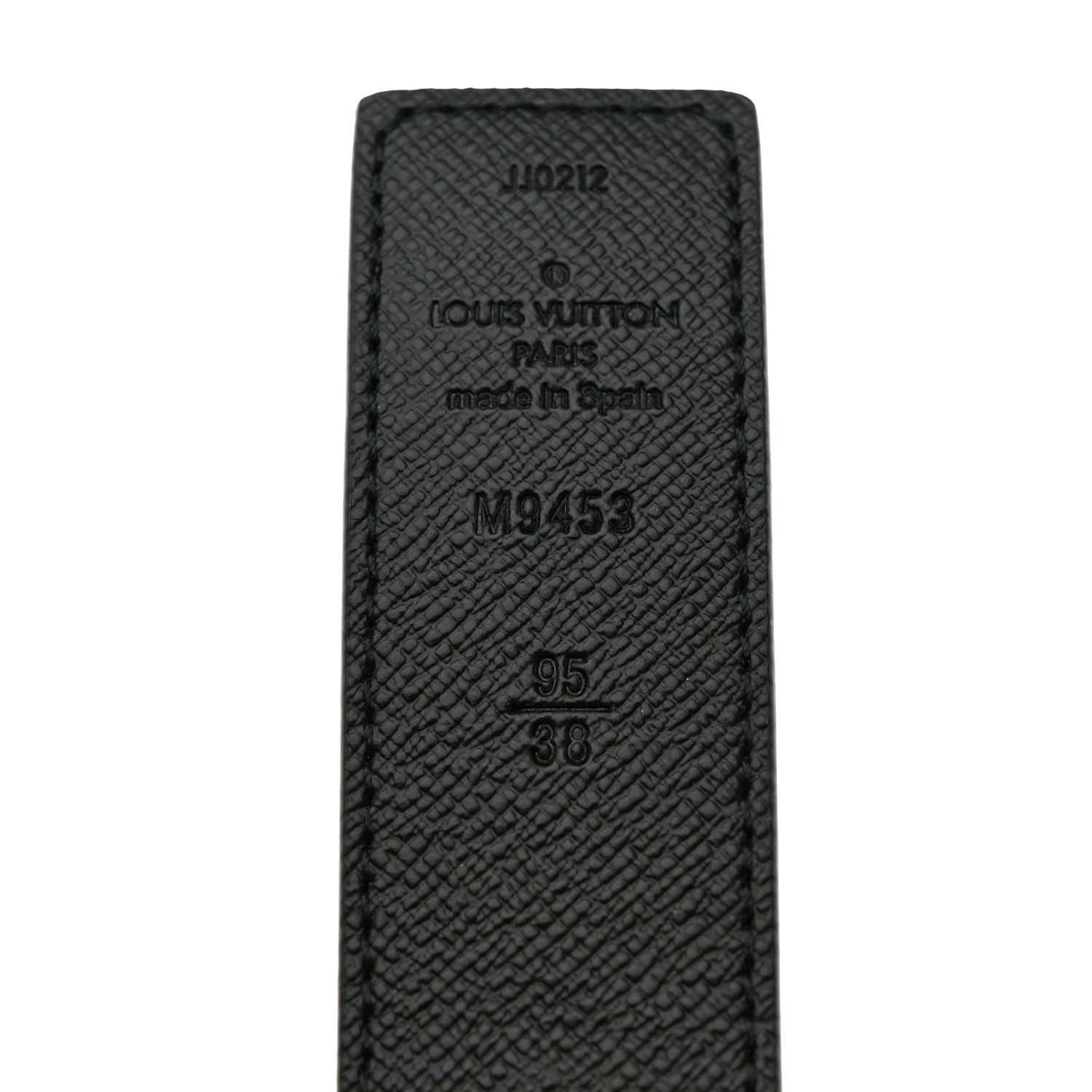 Louis Vuitton Calfskin Monogram 30mm LV Initiales Reversible Belt 95 38 Black 4 of 7