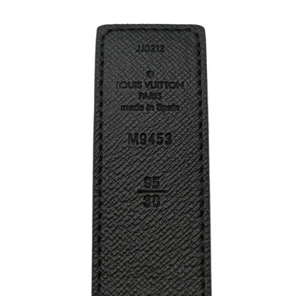 Louis Vuitton Calfskin Monogram 30mm LV Initiales Reversible Belt 95 38 Black 4 of 7