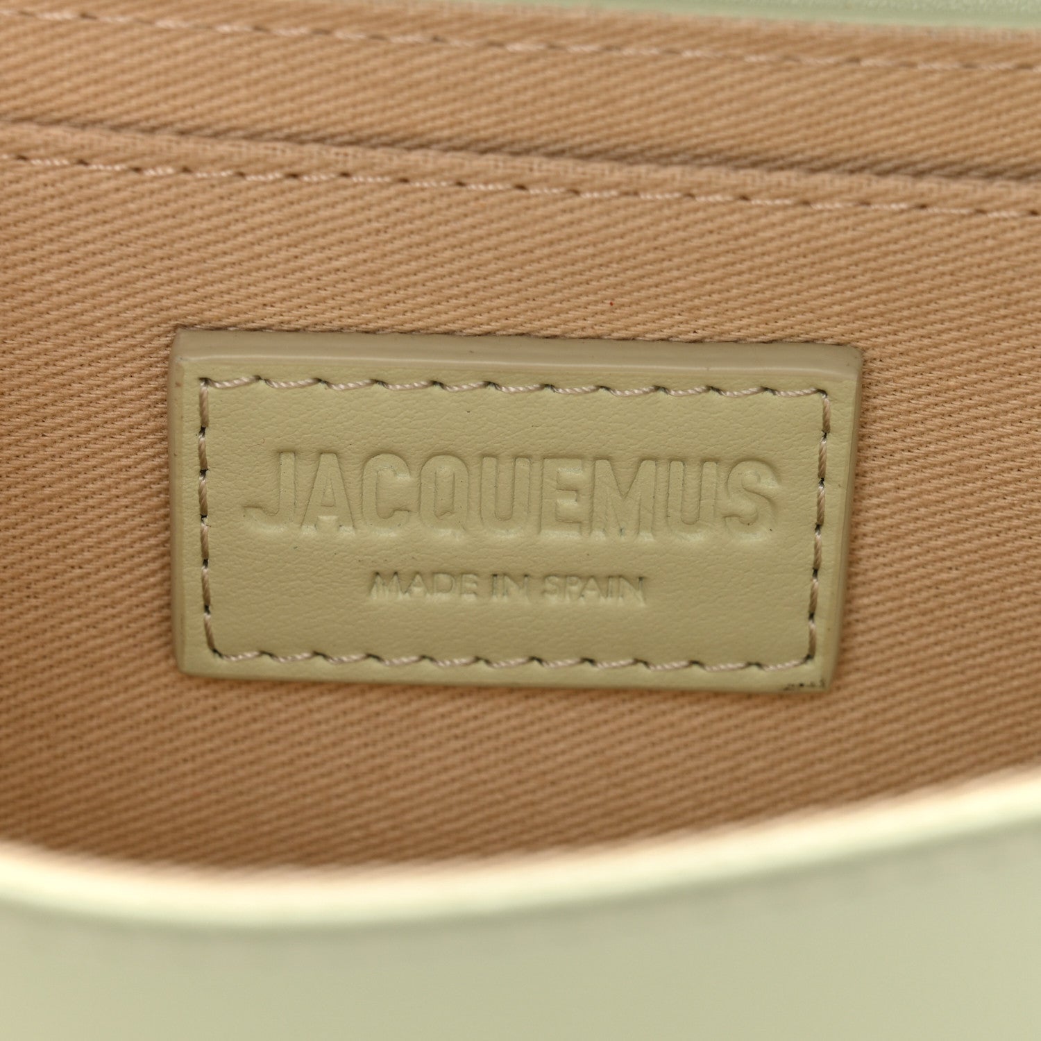 Jacquemus Smooth Calfskin Le Carinu Light Green 16 of 28