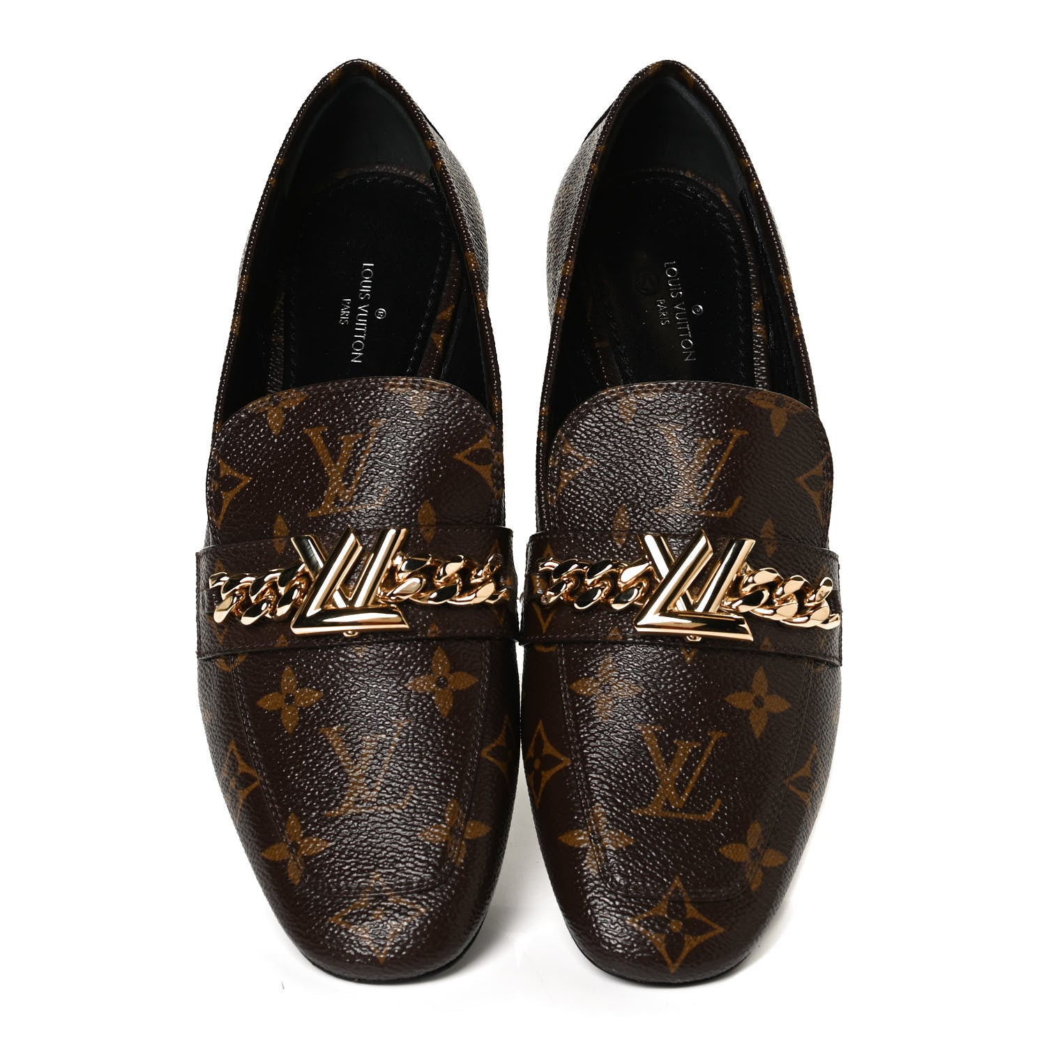 Louis Vuitton Monogram Upper Case Flat Loafer 38 5 of 10