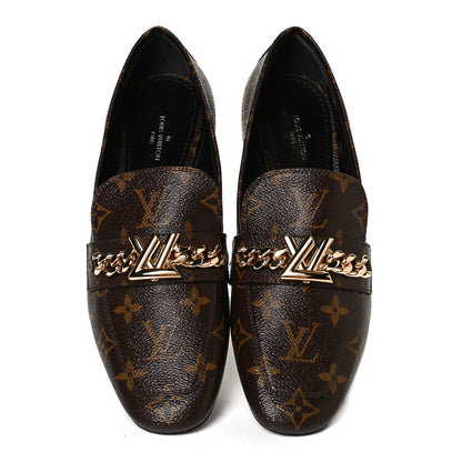 Louis Vuitton Monogram Upper Case Flat Loafer 38 5 of 10