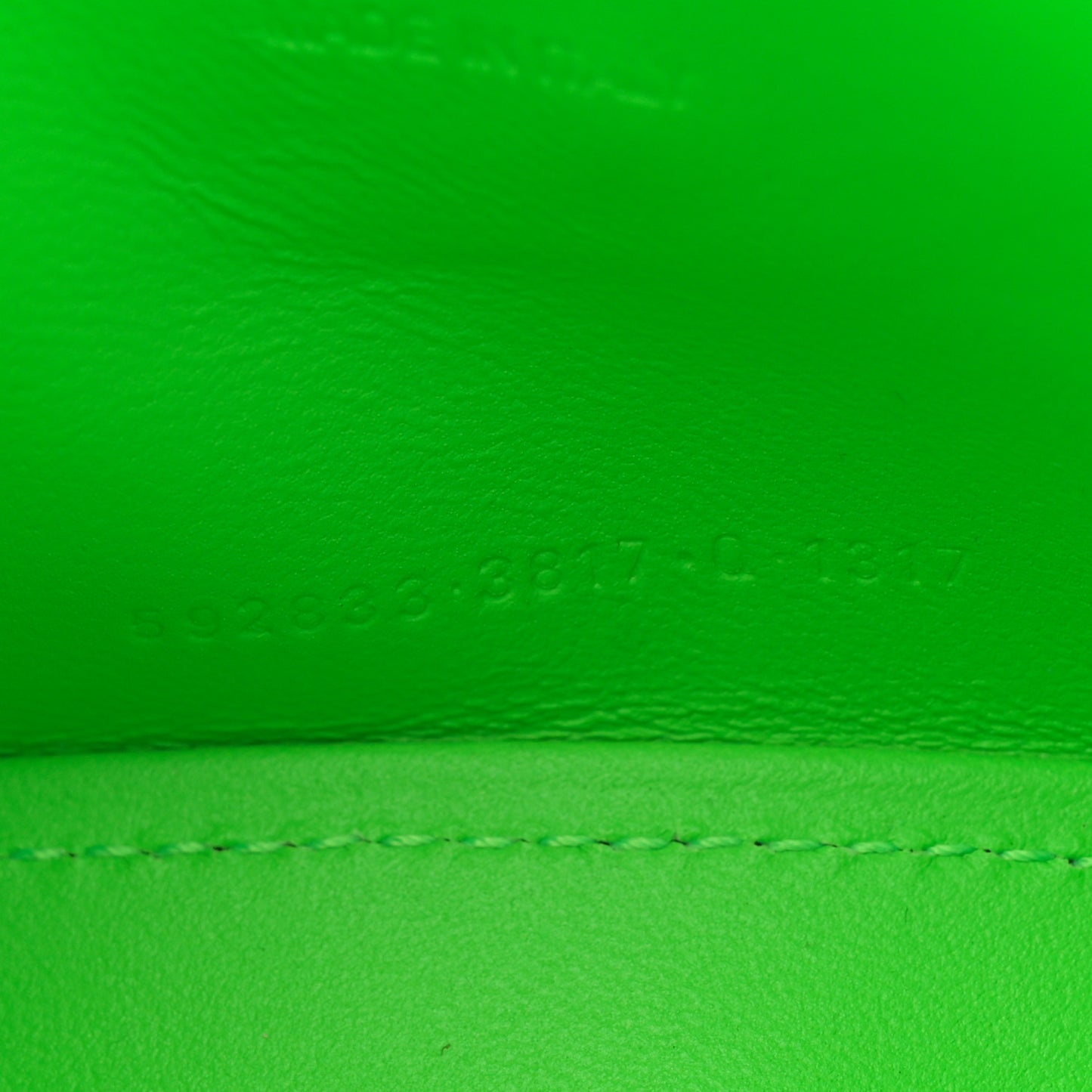 Shiny Box Calfskin Hourglass Top Handle Bag XS Acid Green