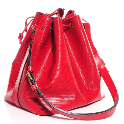 Louis Vuitton Epi Petit Noe Red 3 of 8