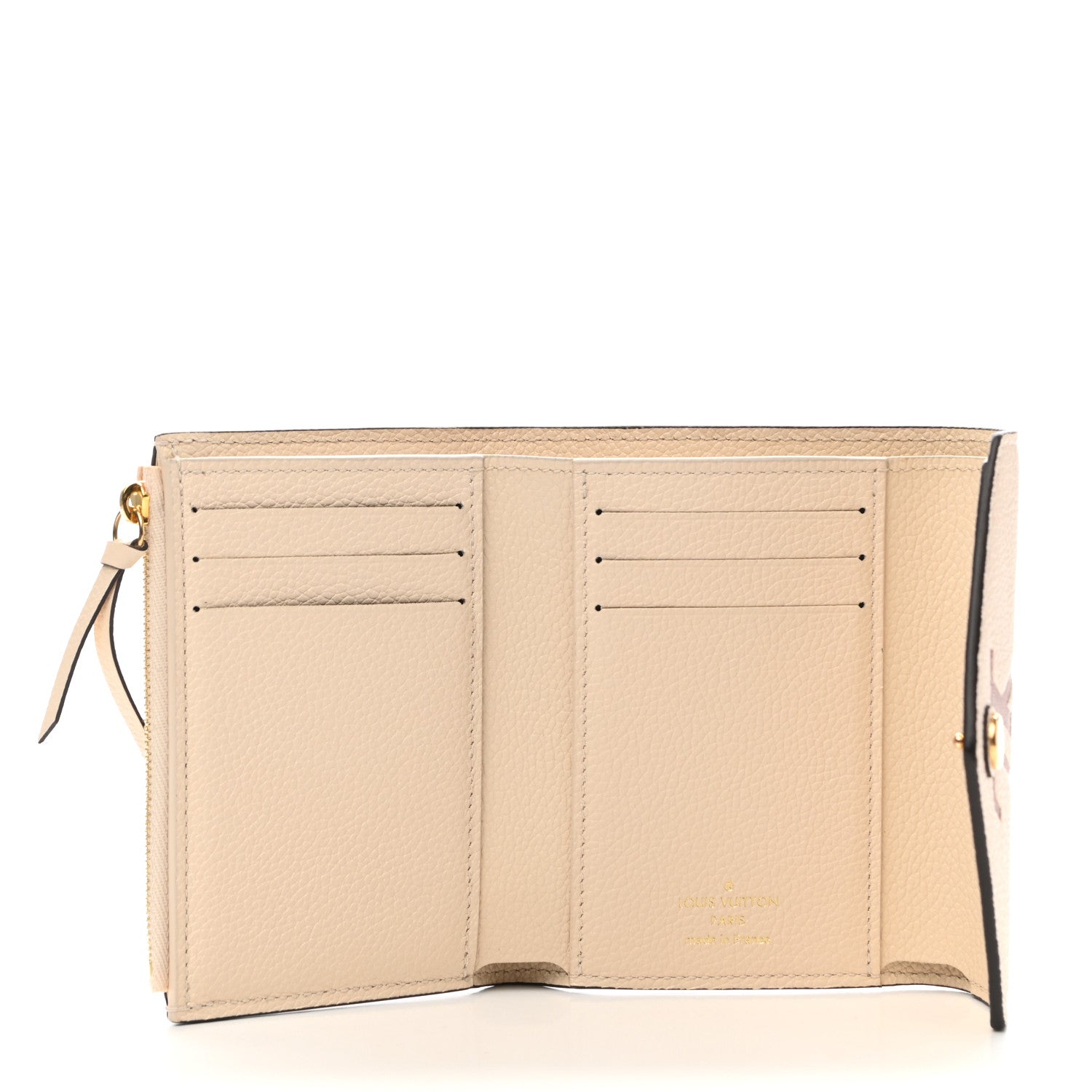 Louis Vuitton Empreinte Monogram Giant Victorine Wallet Creme Bois De Rose 5 of 8