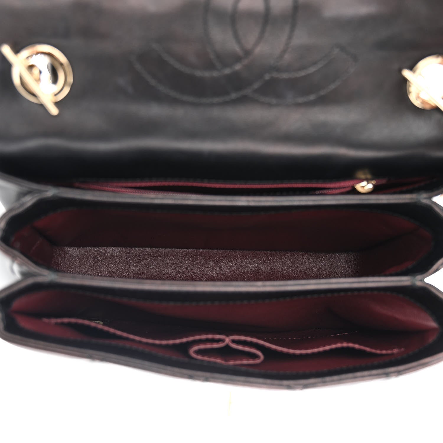 Chanel Lambskin Quilted Small Trendy CC Dual Handle Flap Bag Black 5 of 13