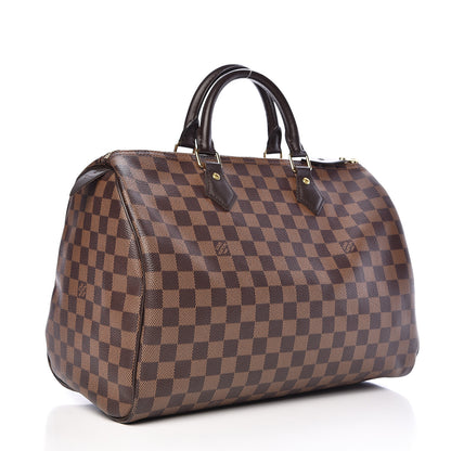 Louis Vuitton Damier Ebene Speedy 35 3 of 10