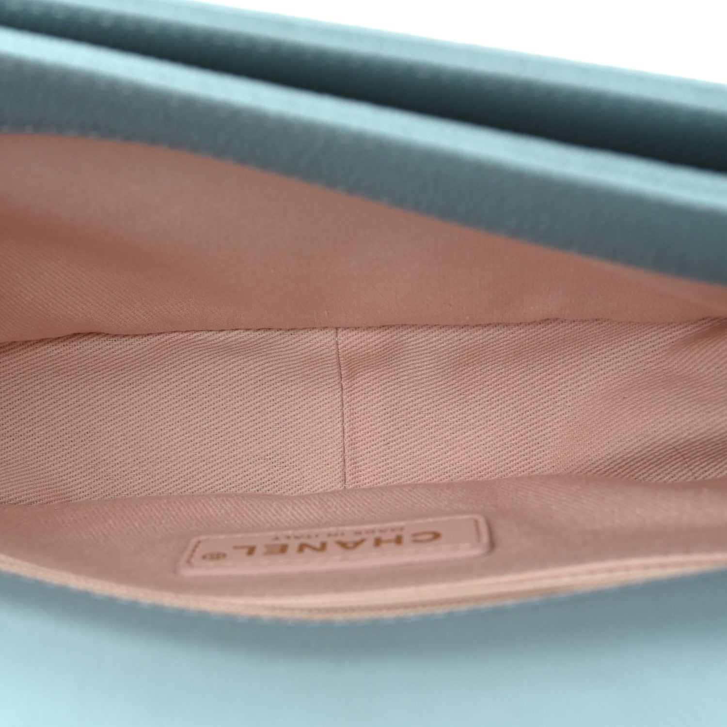 Chanel Grained Calfskin Quilted Small Cuba Top Handle Flap Blue 5 of 10