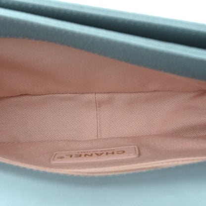 Chanel Grained Calfskin Quilted Small Cuba Top Handle Flap Blue 5 of 10