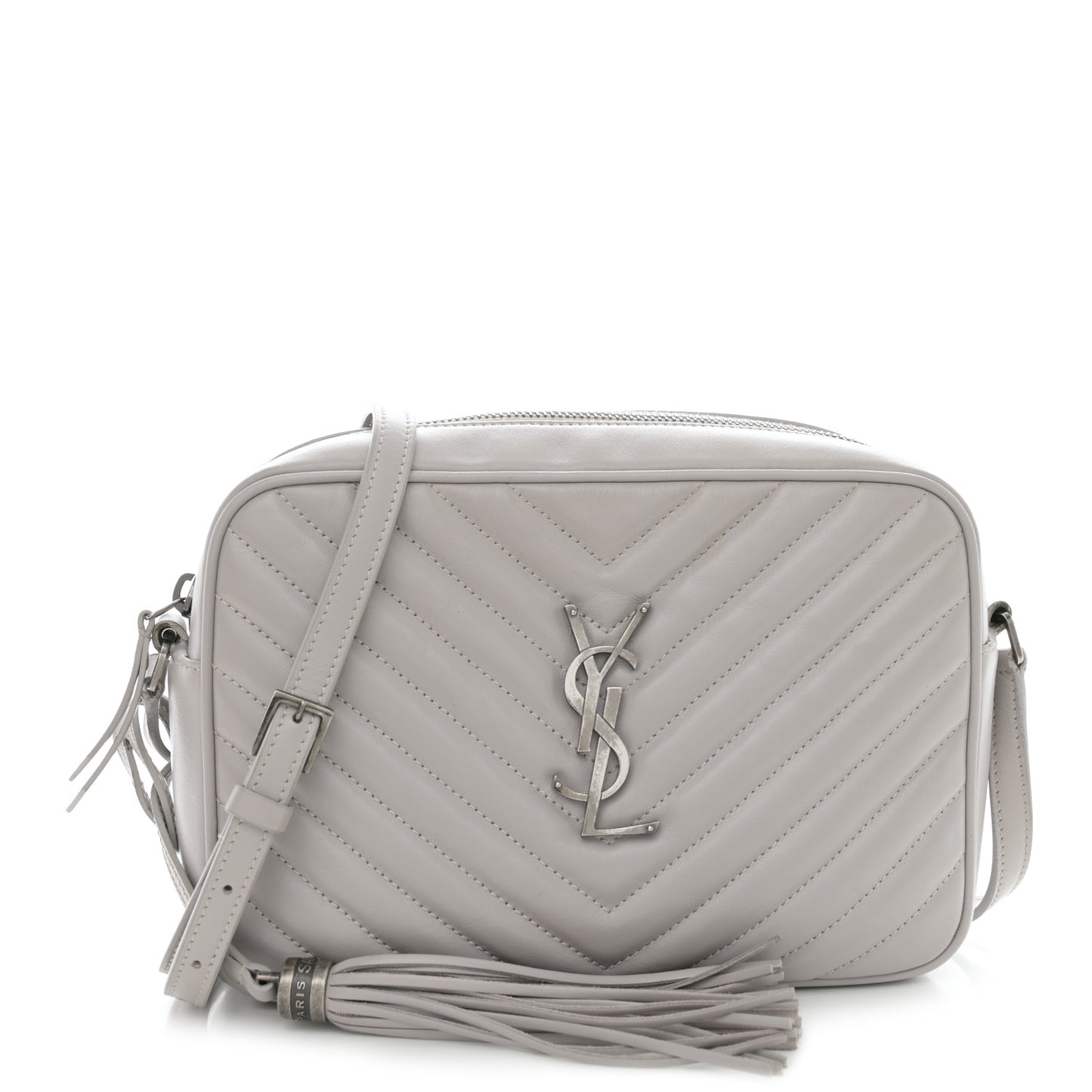 Calfskin Matelasse Monogram Lou Camera Bag Granite