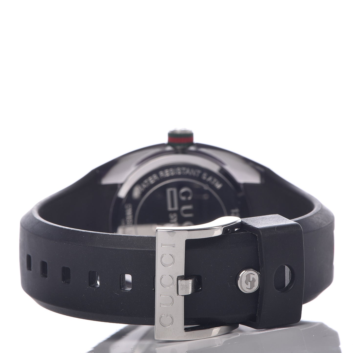 Stainless Steel Rubber 36mm Sync Web Quartz Watch Black