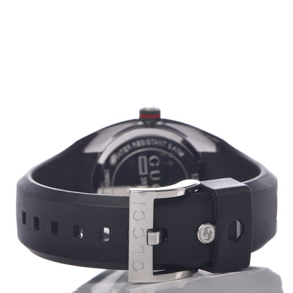 Gucci Stainless Steel Rubber 36mm Sync Web Quartz Watch Black 4 of 8
