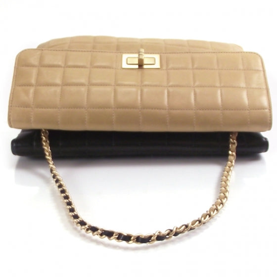 Lambskin Quilted Double Mademoiselle Flap