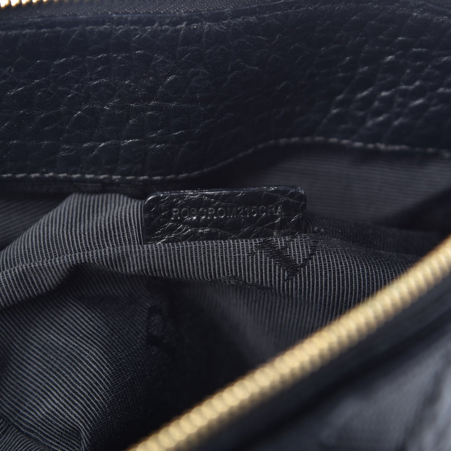 Heritage Grain Check Embossed Medium Dewsbury Tote Black