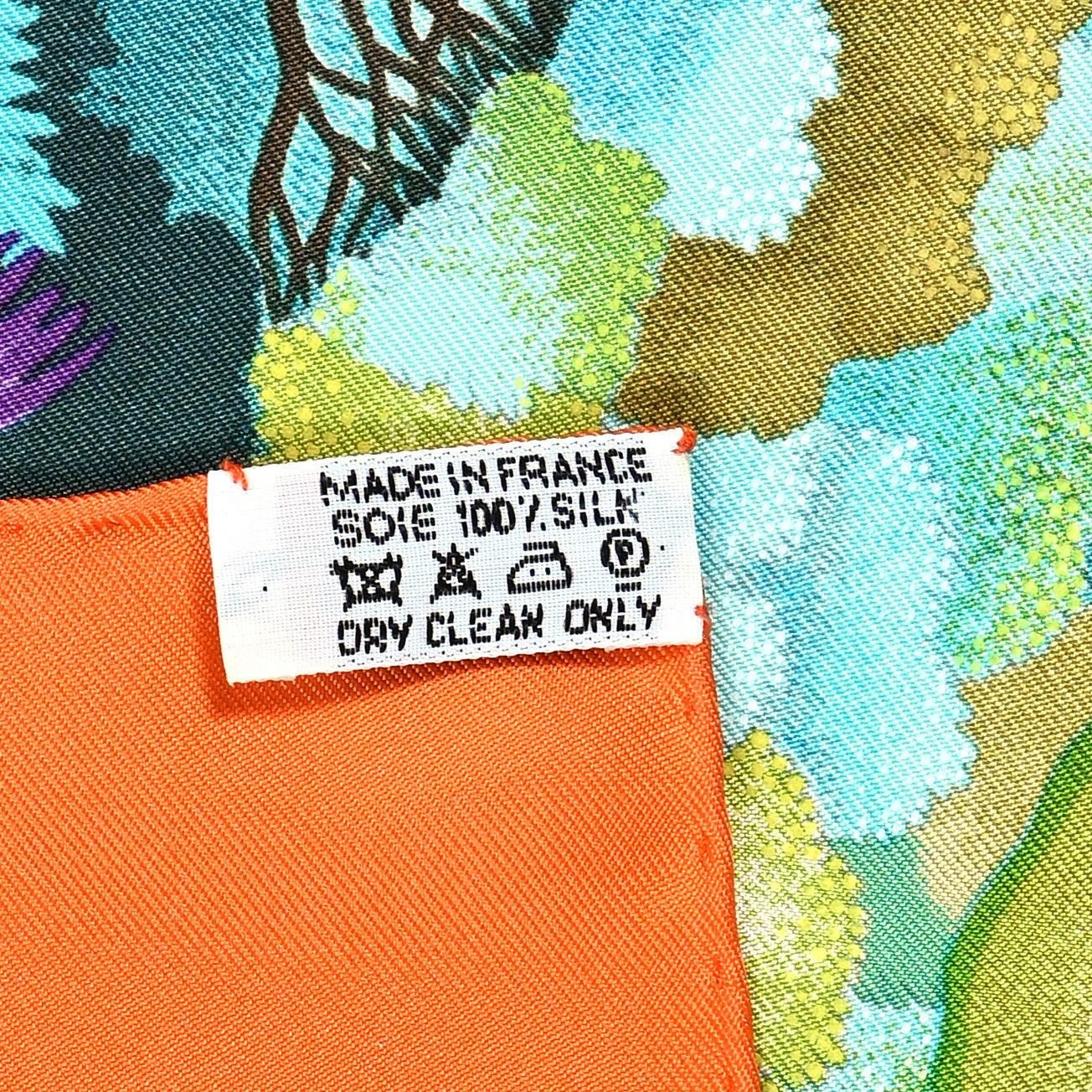 Silk Au Coeur de la Vie Scarf 90 Orange