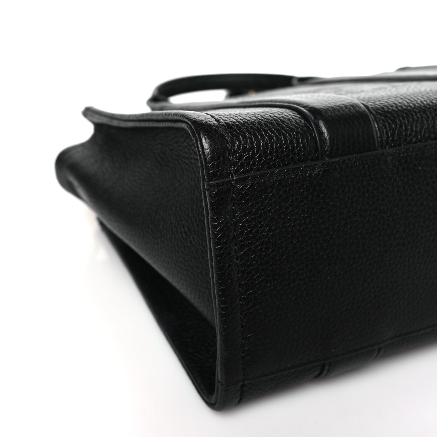 Marc Jacobs Grained Calfskin Small The Tote Bag Black 7 of 8