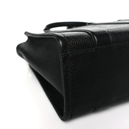 Marc Jacobs Grained Calfskin Small The Tote Bag Black 7 of 8