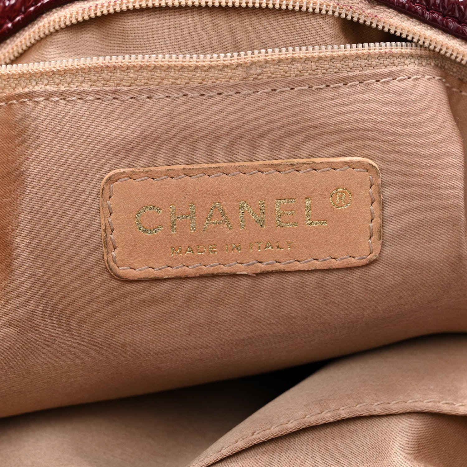 Chanel Vinyl Medium Rock and Chain Flap Bordeaux 6 of 13