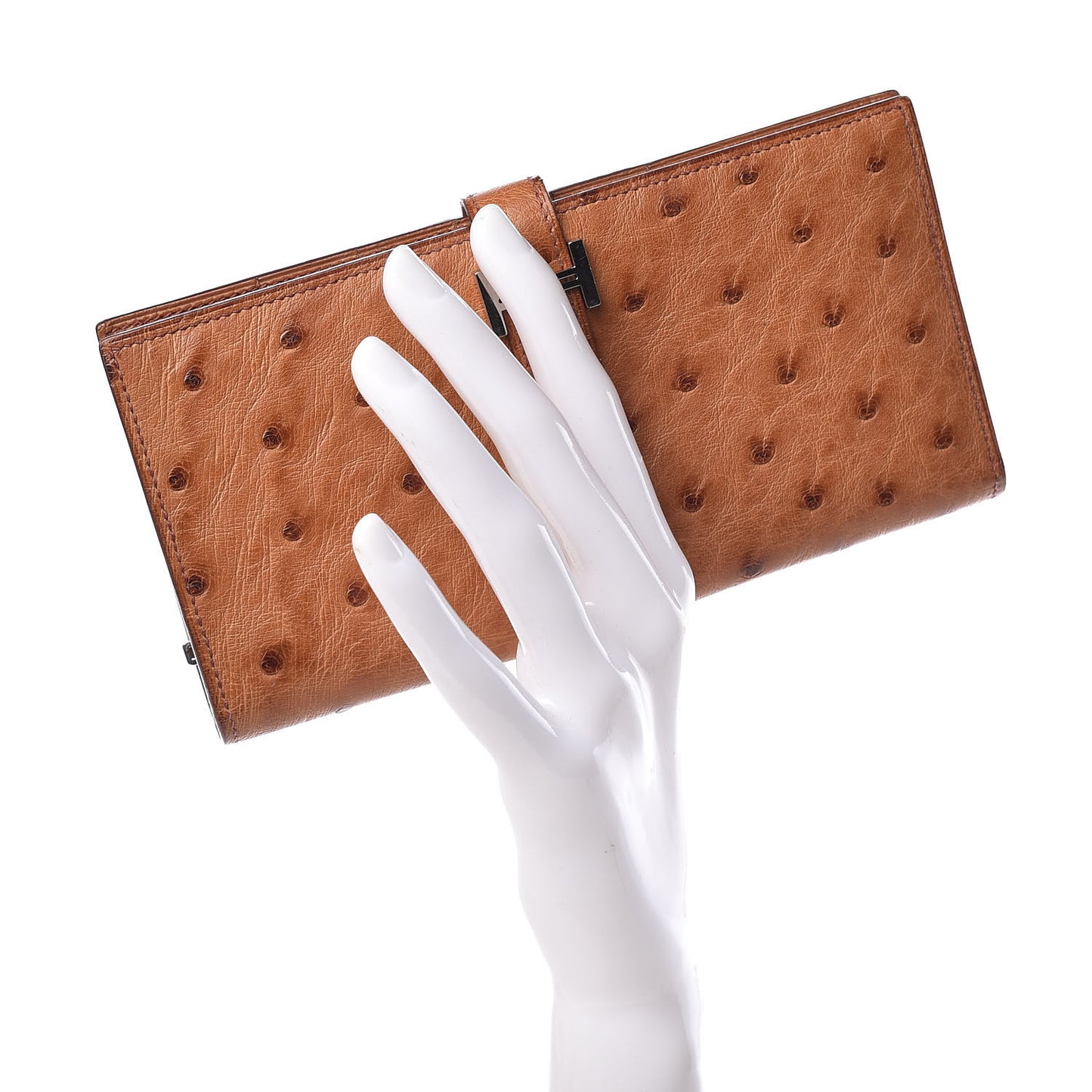 Ostrich Bearn Wallet Gold