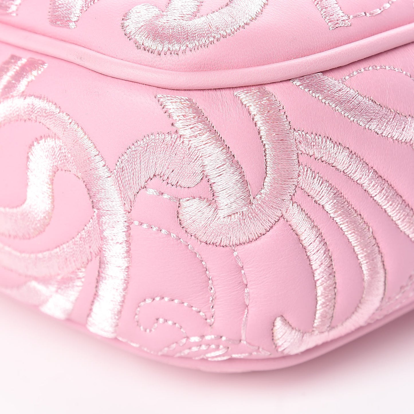 Nappa Barocco Quilted Camera Bag Rosa