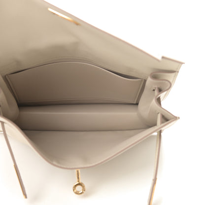 Hermes Evercolor Kelly Danse II Belt Bag Beton 5 of 11