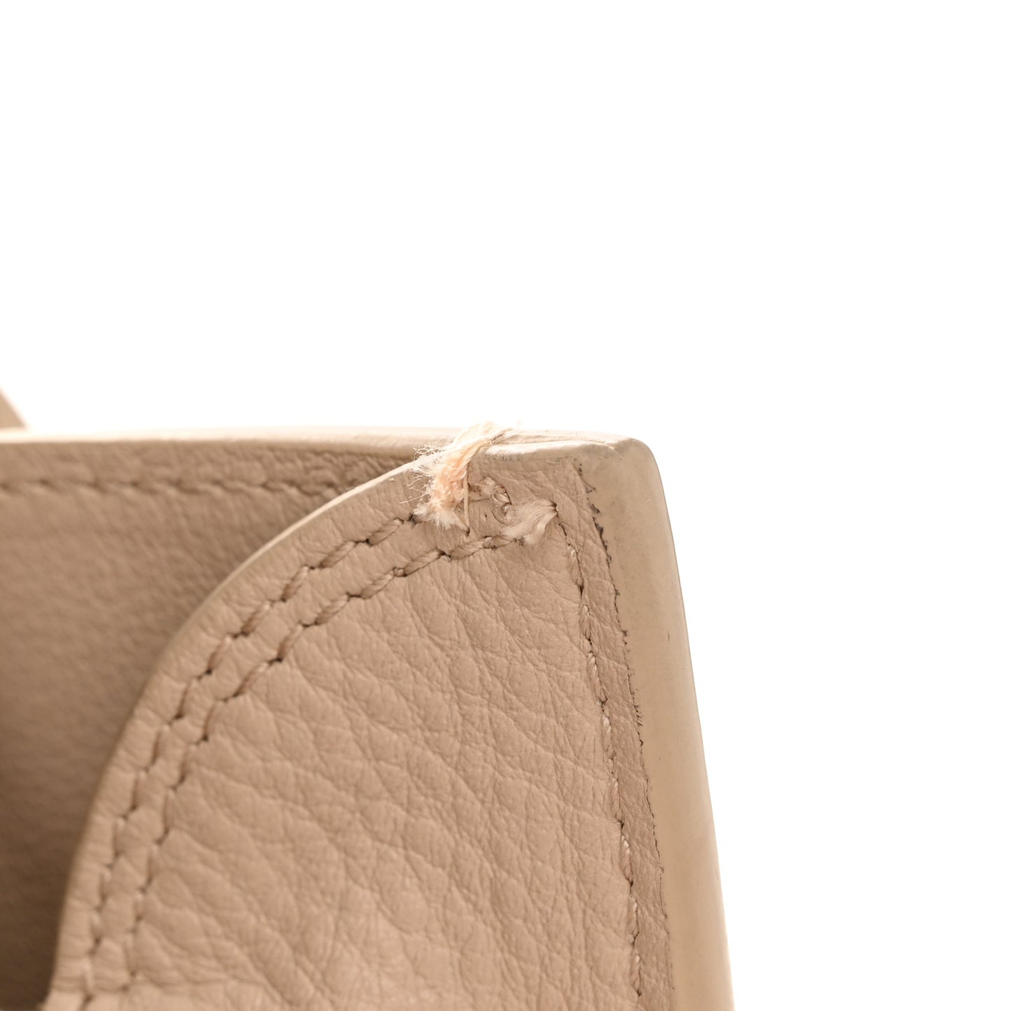 Calfskin Papier Mini A4 Zip Around Tote Light Beige