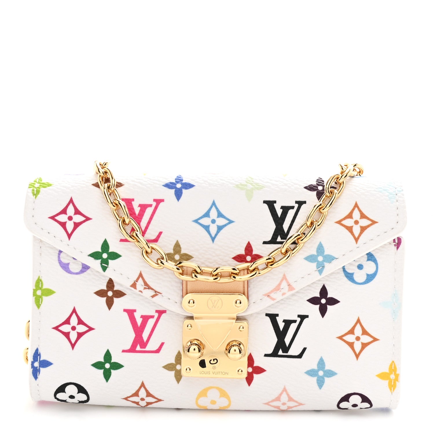 Louis Vuitton LV X TM Monogram Multicolor Pouch Metis Belt White 1 of 10