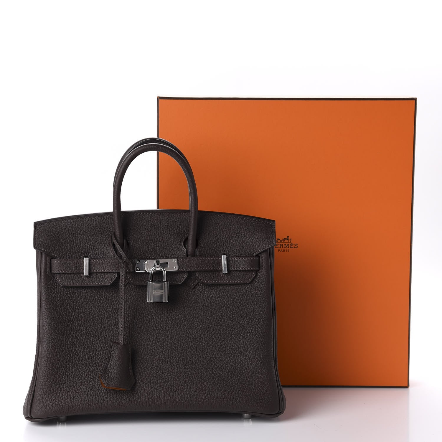 Hermes Togo Verso Birkin 25 Ebene Gold 11 of 11