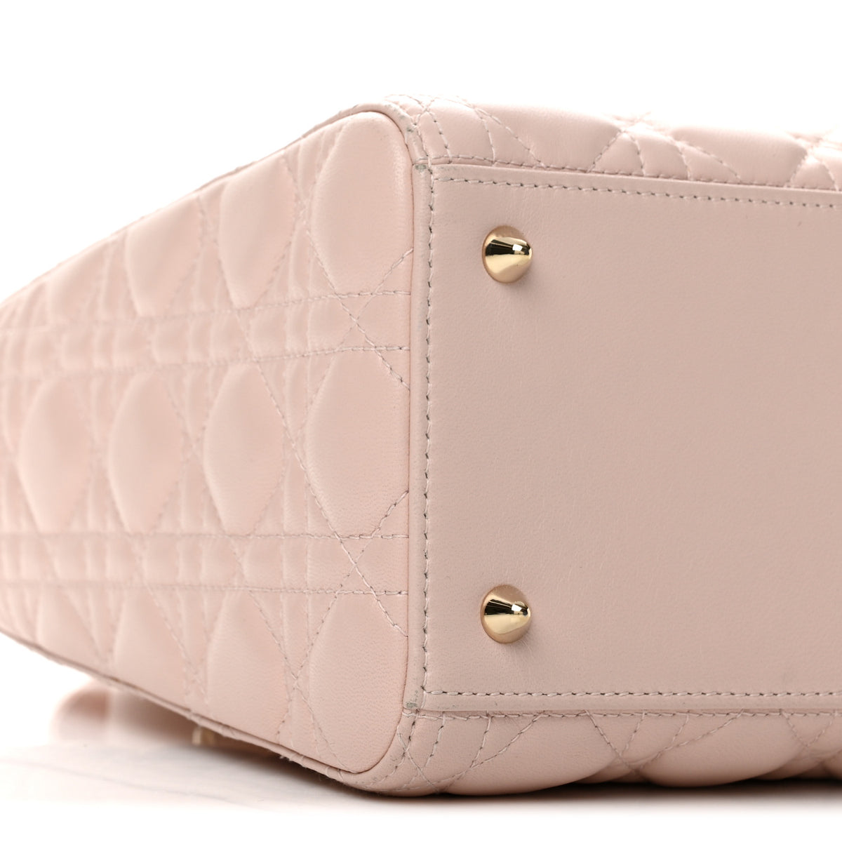 Lambskin Cannage Medium Lady Dior Light Pink