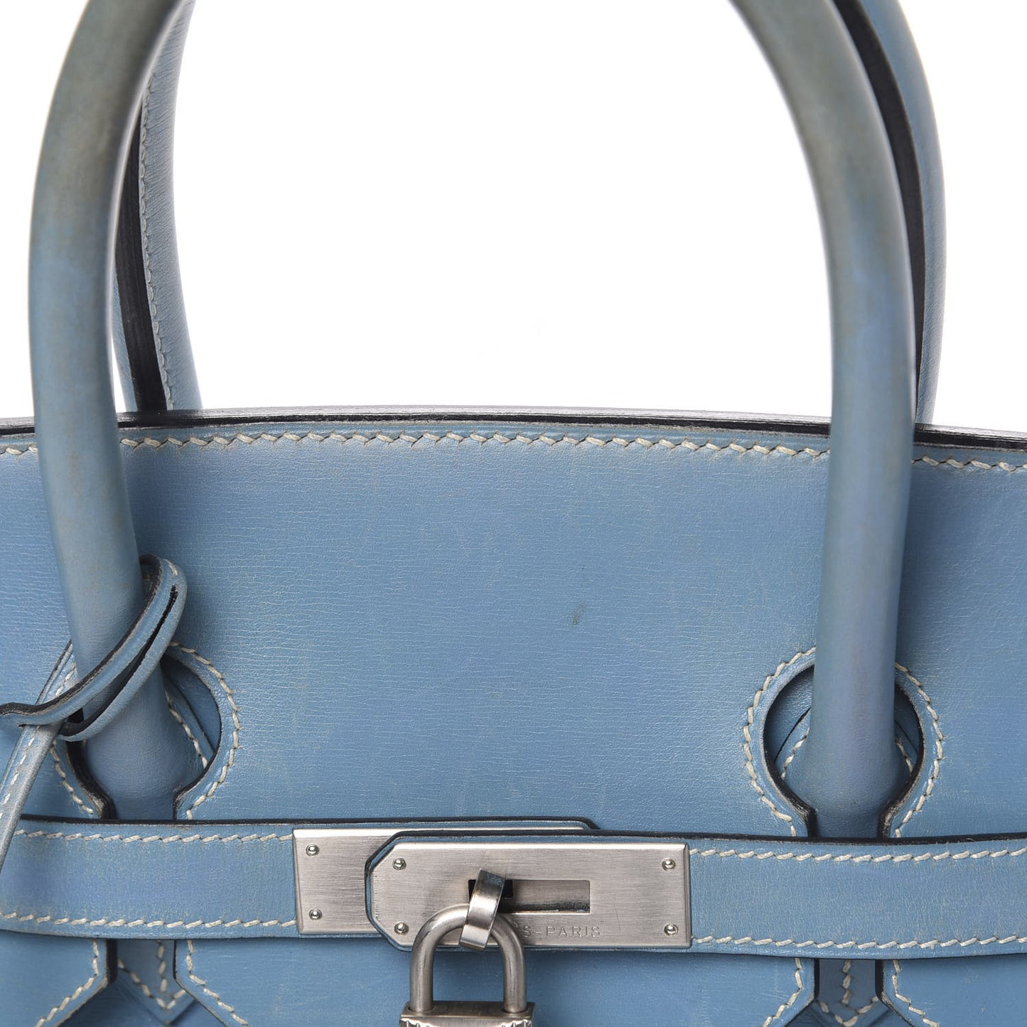 Box Birkin 35 Blue Jean