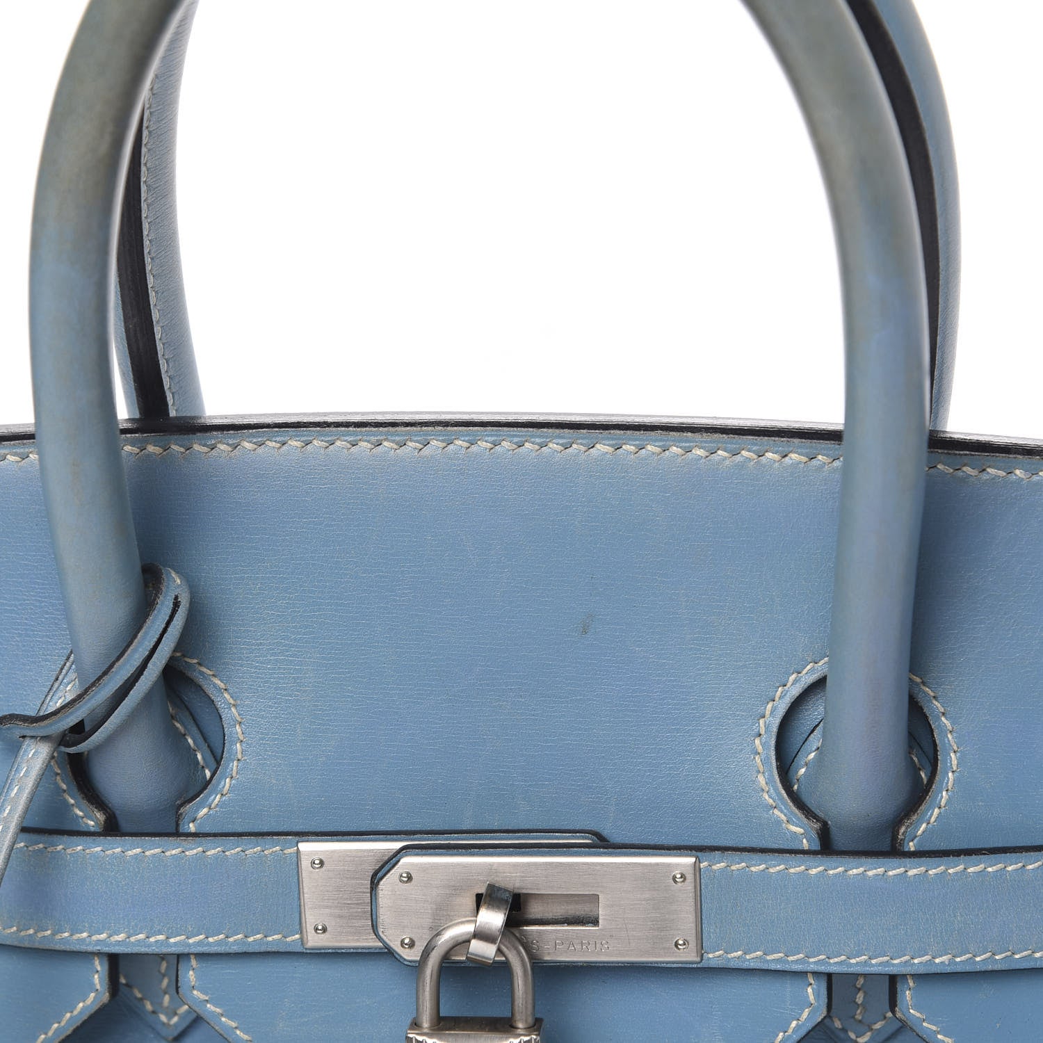 Hermes Box Birkin 35 Blue Jean 12 of 26