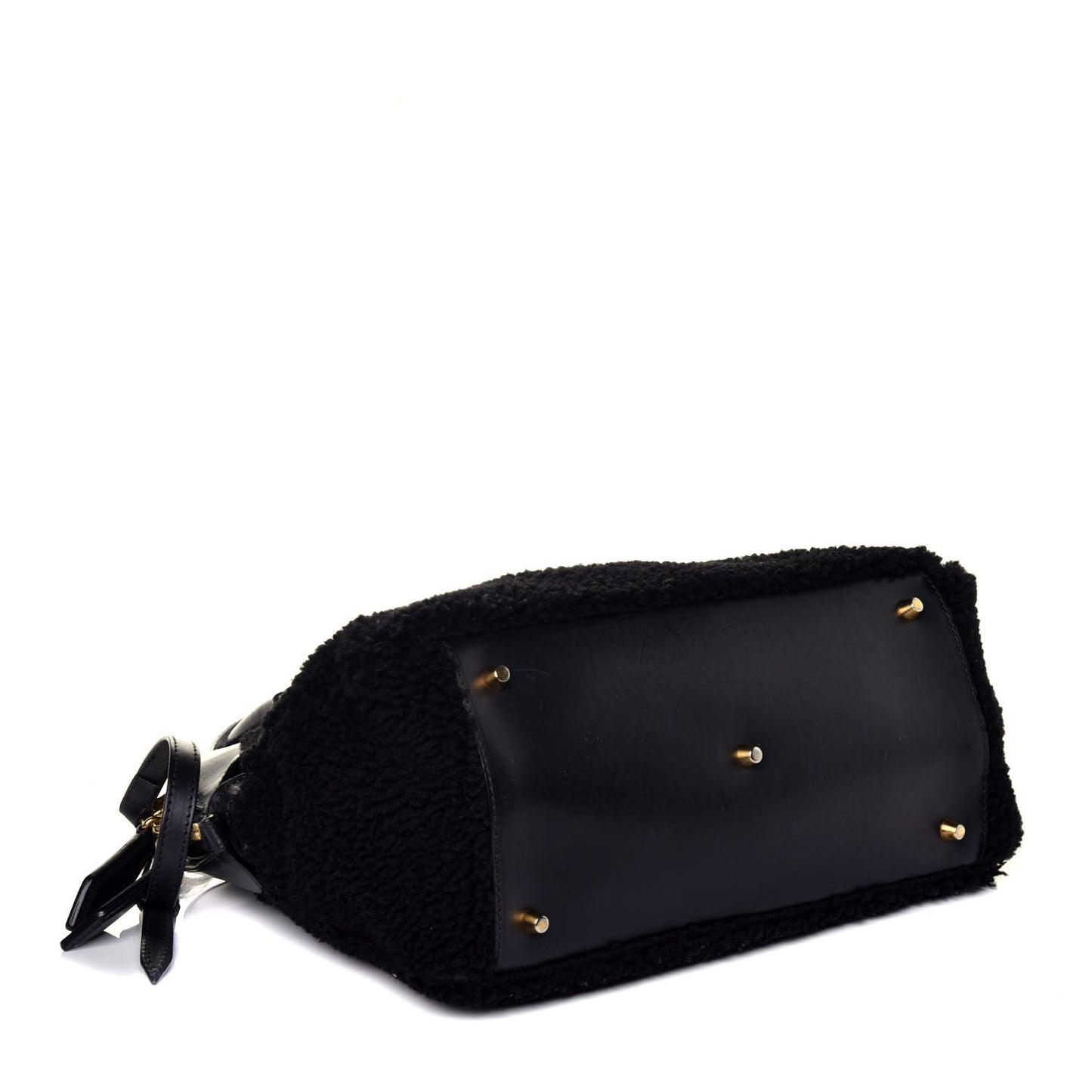 Prorsum Shearling Milverton Satchel Black