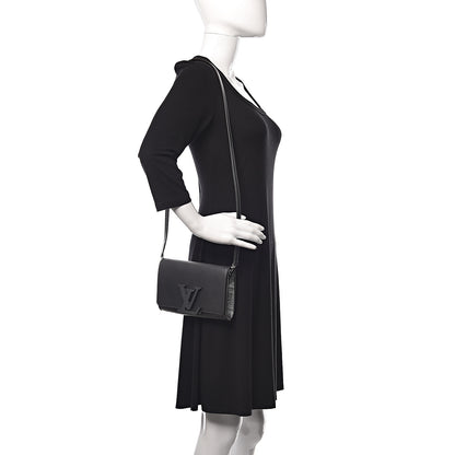 Louis Vuitton Epi Louise Strap PM Anthracite Nacre 2 of 9