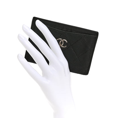 Chanel Caviar Quilted Card Holder Black 2 of 14