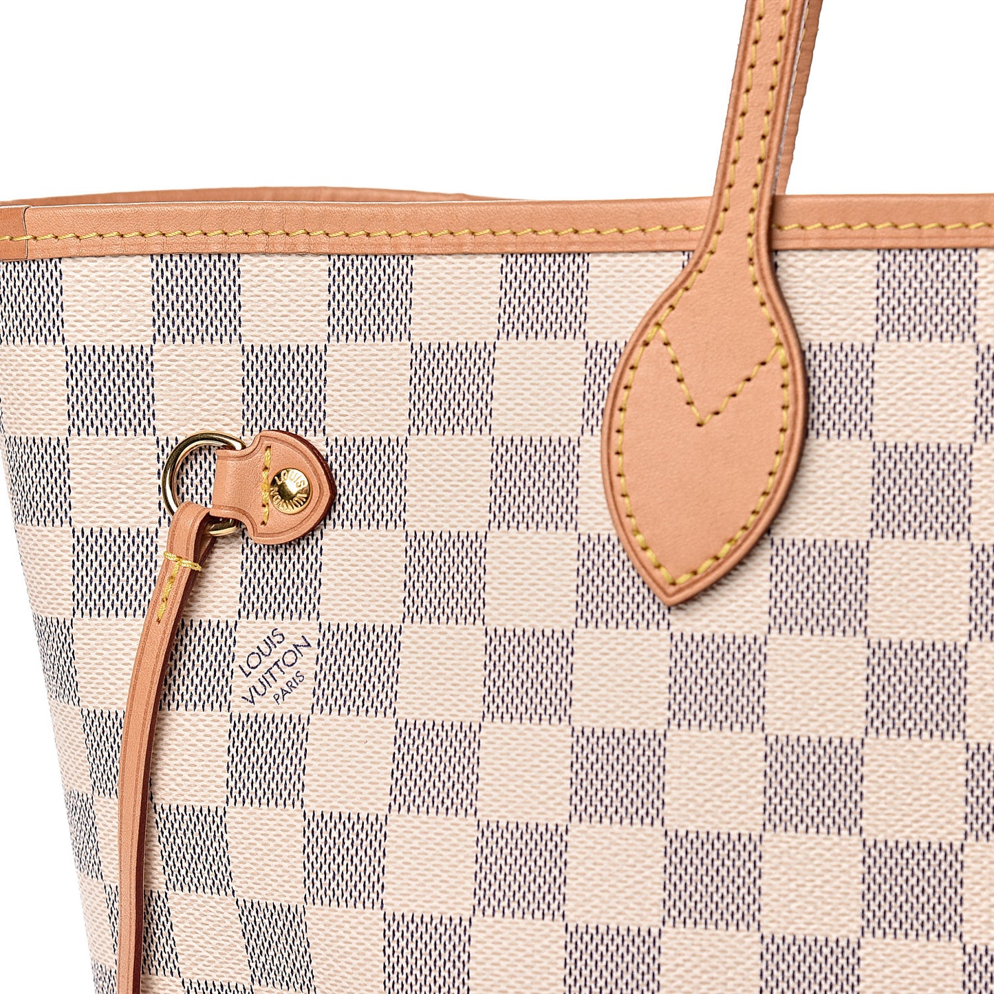 Damier Azur Neo Neverfull MM Rose Ballerine