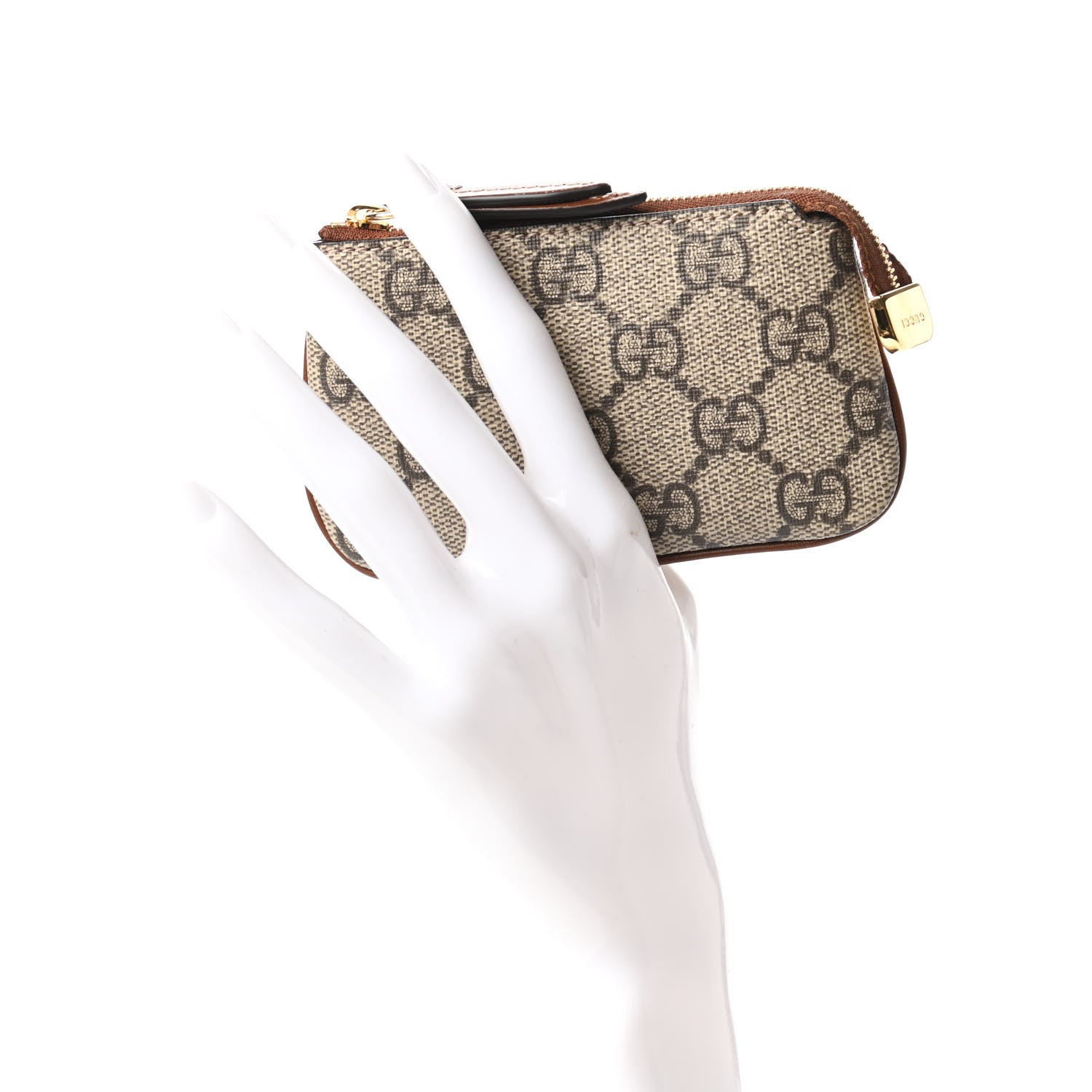 Gucci GG Supreme Monogram Key Case Brown 2 of 11