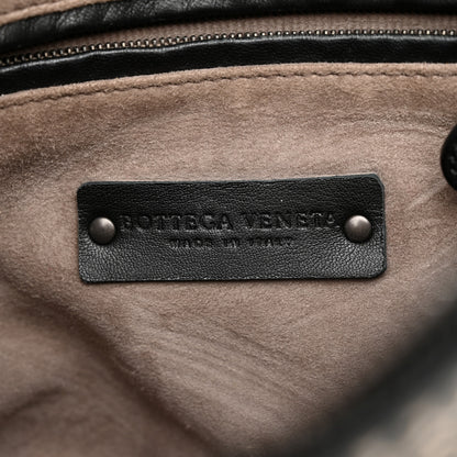 Bottega Veneta Nappa Ayers Cravaterria Intrecciato Nodini Bag Off White Black 7 of 12