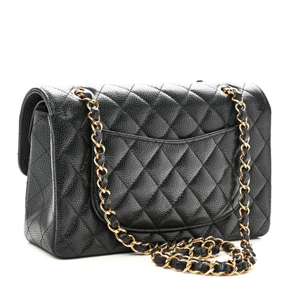 Chanel Caviar Quilted Small Double Flap Black 3 of 11
