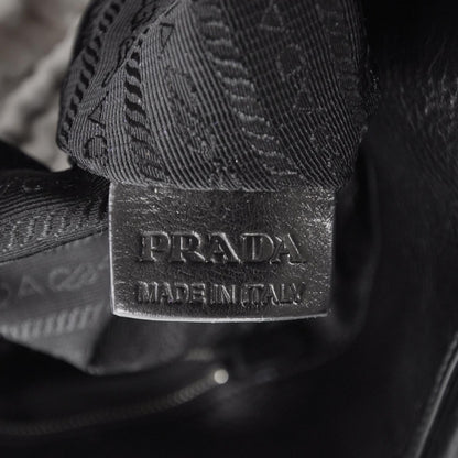 Prada Leather Satchel Nero Black 9 of 9