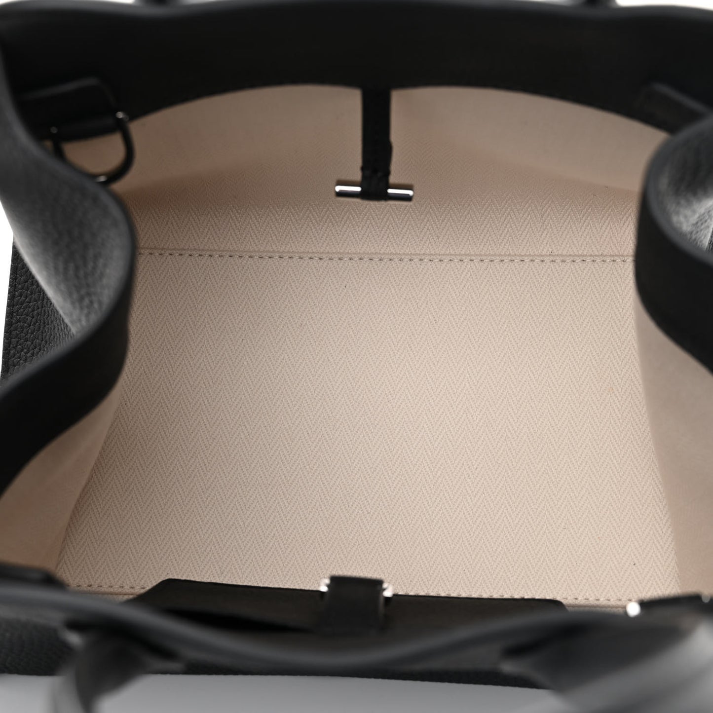 Grained Calfskin Soft Margaux 10 Bag Black