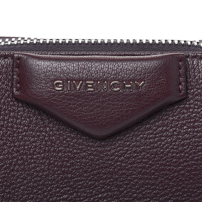 Givenchy Sugar Goatskin Small Antigona Beauty Wristlet Oxblood 12 of 13