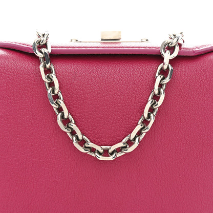 Alexander McQueen Silky Amish Grain Calfskin Box Shoulder Bag 19 Pink 9 of 11
